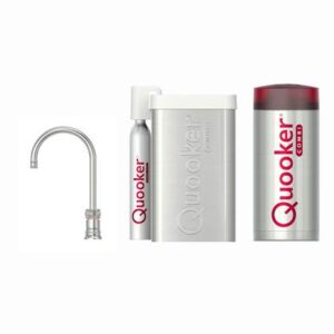 Quooker CUBE COMBI+ Classic Nordic Round Chroom Kokendwaterkraan Kokendwaterkraan