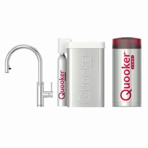 Quooker CUBE COMBI+ Flex Chroom Kokendwaterkraan Kokendwaterkraan