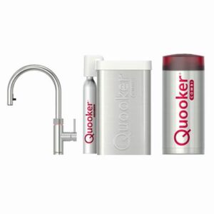 Quooker CUBE COMBI+ Flex RVS Kokendwaterkraan Kokendwaterkraan