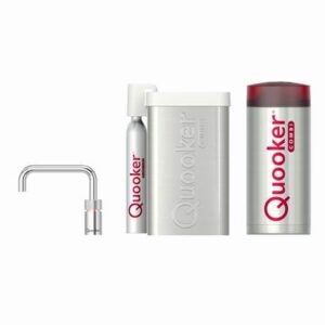 Quooker CUBE COMBI Single Tap Nordic Square Chroom Kokendwaterkraan Kokendwaterkraan