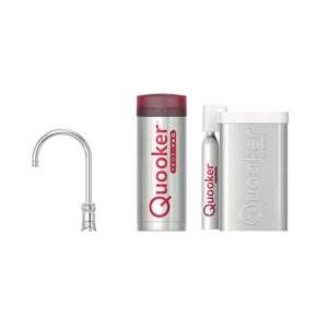 Quooker CUBE PRO3 Classic Nordic Round Chroom Kokendwaterkraan Kokendwaterkraan