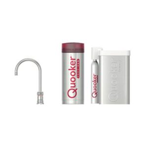 Quooker CUBE PRO3 Classic Nordic Round RVS Kokendwaterkraan Kokendwaterkraan